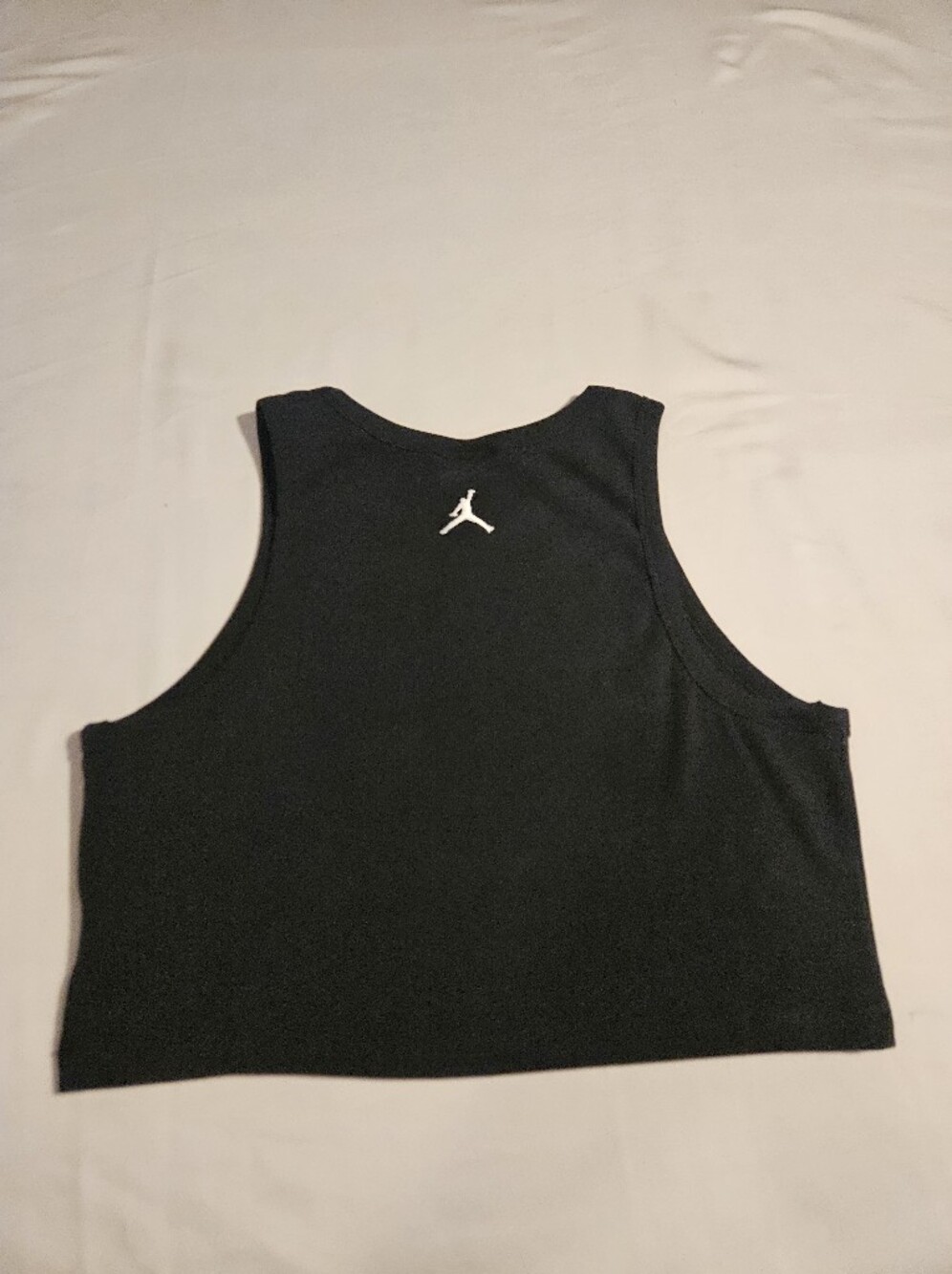 Jordan Women's Black Cropped Tank Top - Picture 2 of 6